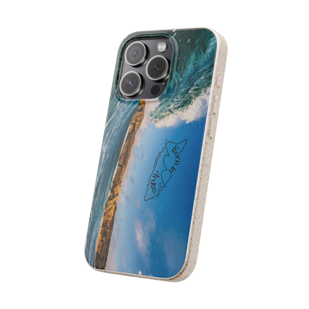 Biodegradable Phone Case ~ Shark Bay Wave, Aruba