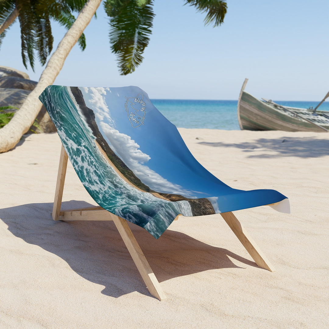 Born in Aruba ~ Dos Playa Landscape Beach Towel