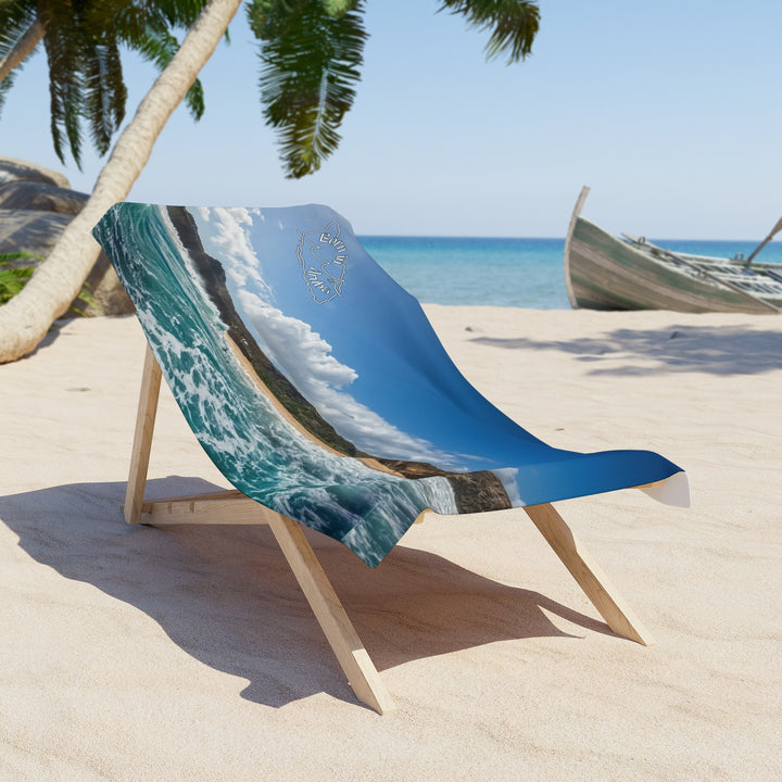 Born in Aruba ~ Dos Playa Landscape Beach Towel