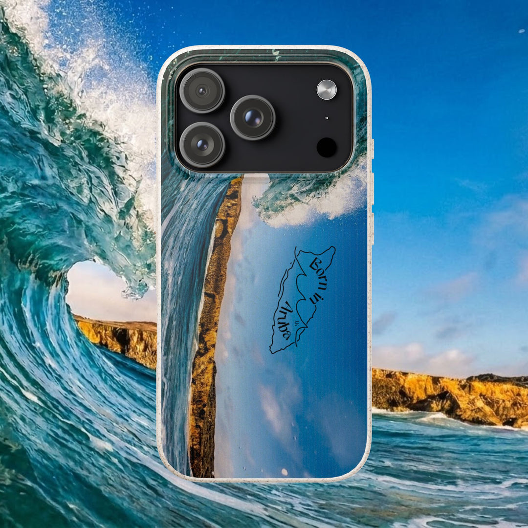 Biodegradable Phone Case ~ Shark Bay Wave, Aruba
