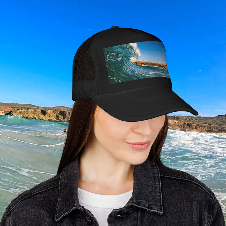 Shark Bay Wave ~ Foam Trucker Cap