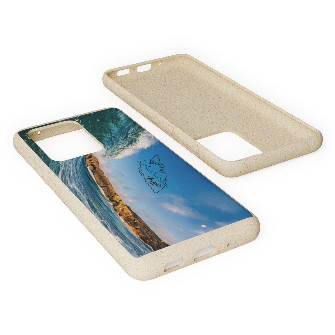 Biodegradable Phone Case ~ Shark Bay Wave, Aruba
