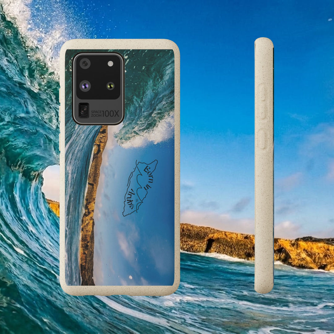 Biodegradable Phone Case ~ Shark Bay Wave, Aruba