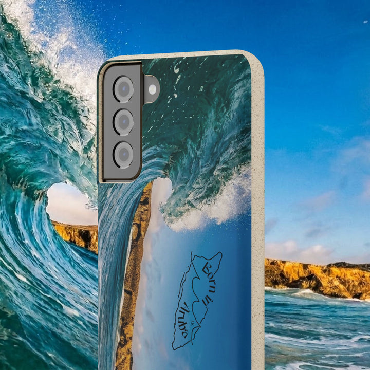 Biodegradable Phone Case ~ Shark Bay Wave, Aruba