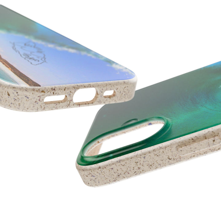 Biodegradable Phone Case — Dos Playa Wave, Eco-Friendly