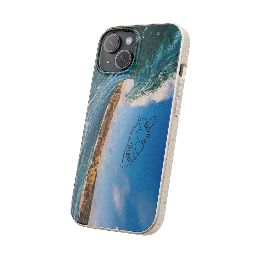 Biodegradable Phone Case ~ Shark Bay Wave, Aruba