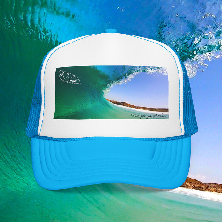 Dos Playa Emerald Barrel ~ Foam Trucker Cap