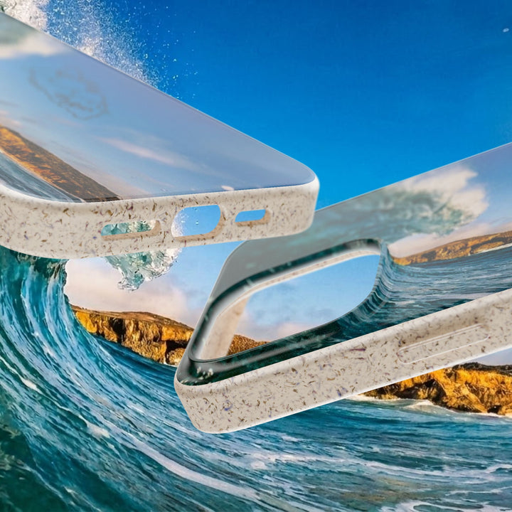 Biodegradable Phone Case ~ Shark Bay Wave, Aruba