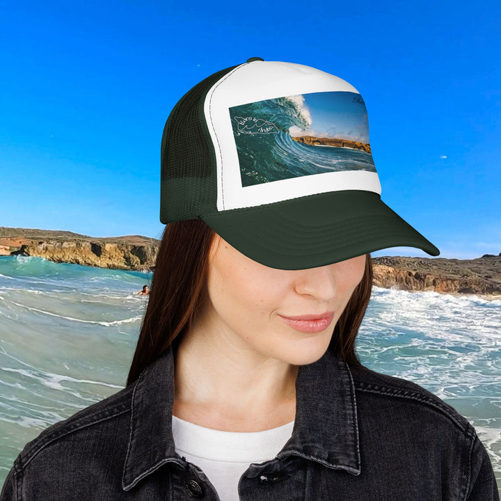 Shark Bay Wave ~ Foam Trucker Cap