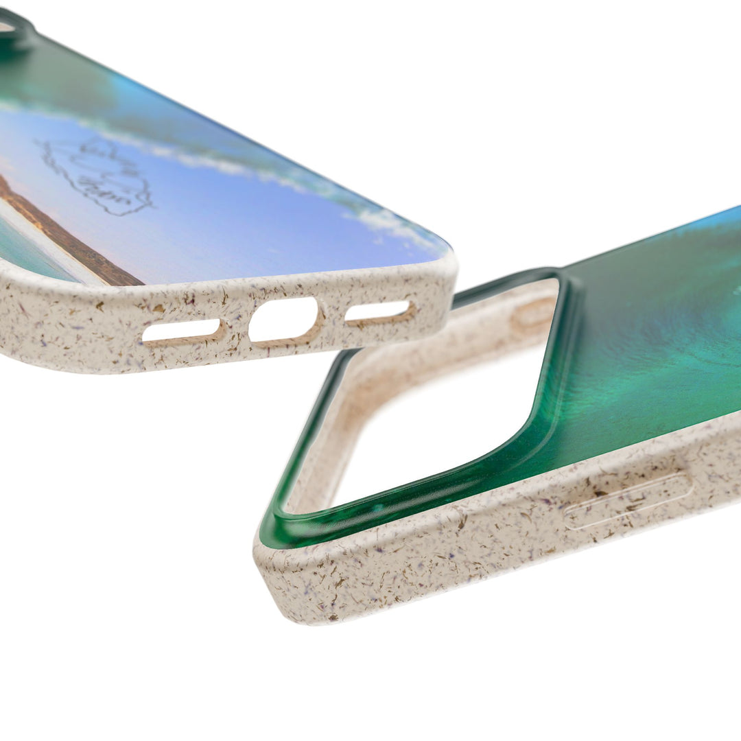 Biodegradable Phone Case — Dos Playa Wave, Eco-Friendly