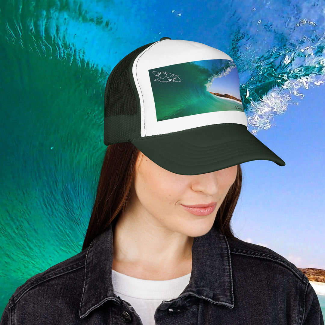Dos Playa Emerald Barrel ~ Foam Trucker Cap