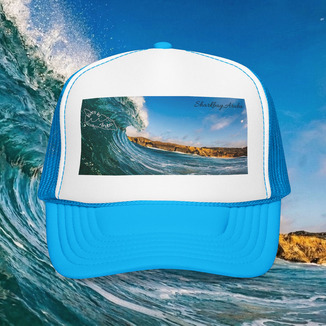 Shark Bay Wave ~ Foam Trucker Cap
