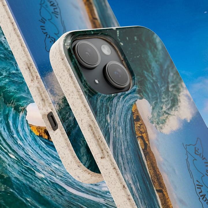 Biodegradable Phone Case ~ Shark Bay Wave, Aruba