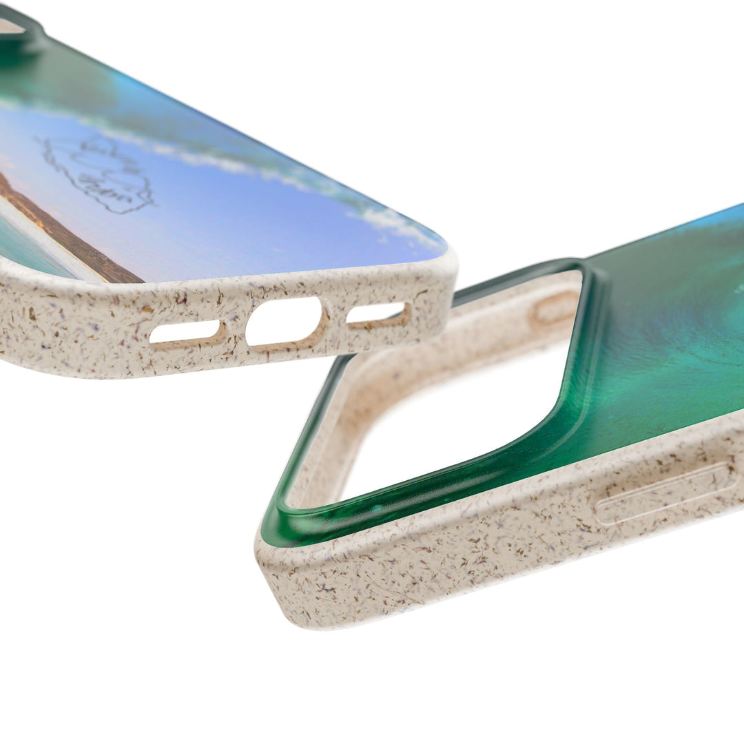 Biodegradable Phone Case — Dos Playa Wave, Eco-Friendly