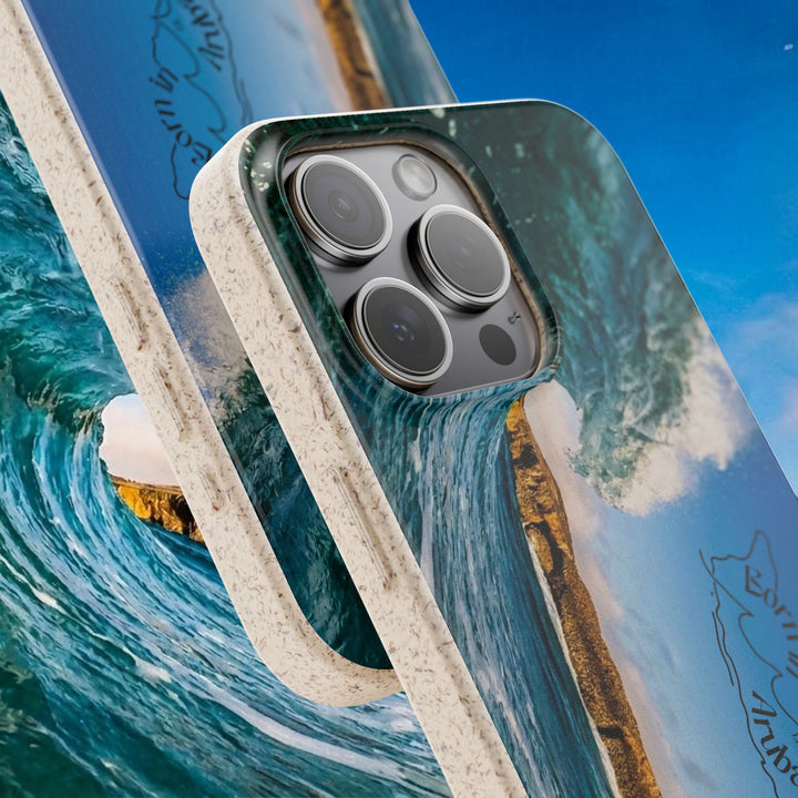 Biodegradable Phone Case ~ Shark Bay Wave, Aruba