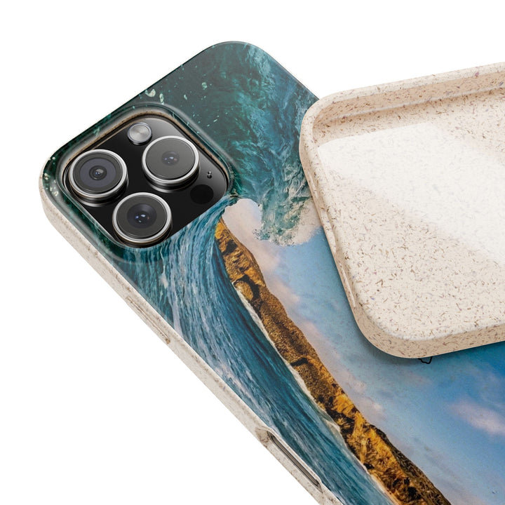 Biodegradable Phone Case ~ Shark Bay Wave, Aruba