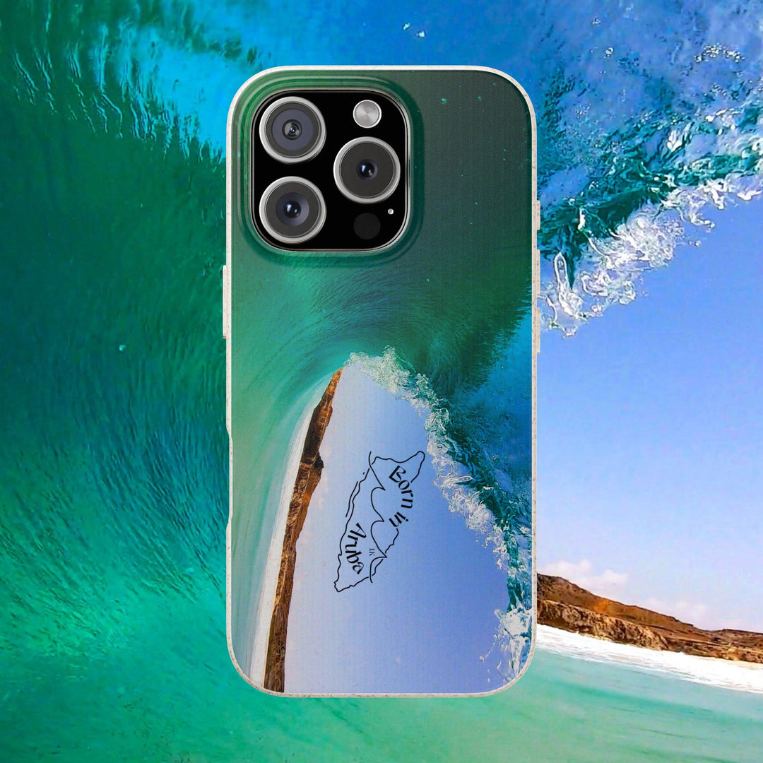 Biodegradable Phone Case — Dos Playa Wave, Eco-Friendly