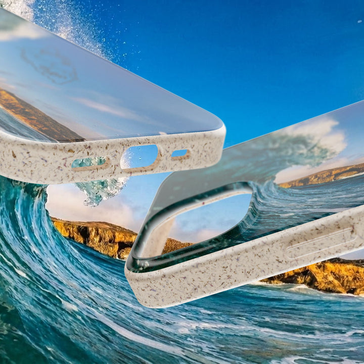 Biodegradable Phone Case ~ Shark Bay Wave, Aruba