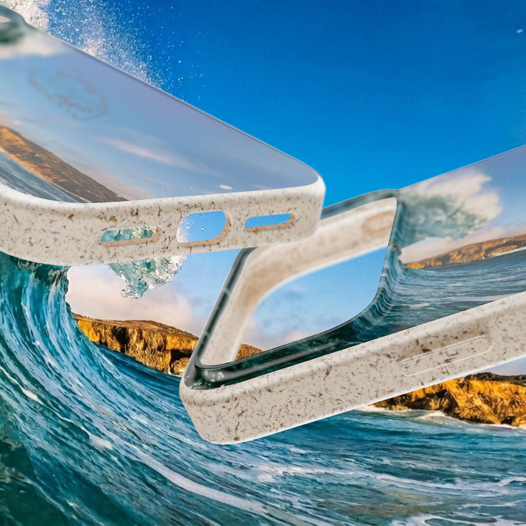 Biodegradable Phone Case ~ Shark Bay Wave, Aruba