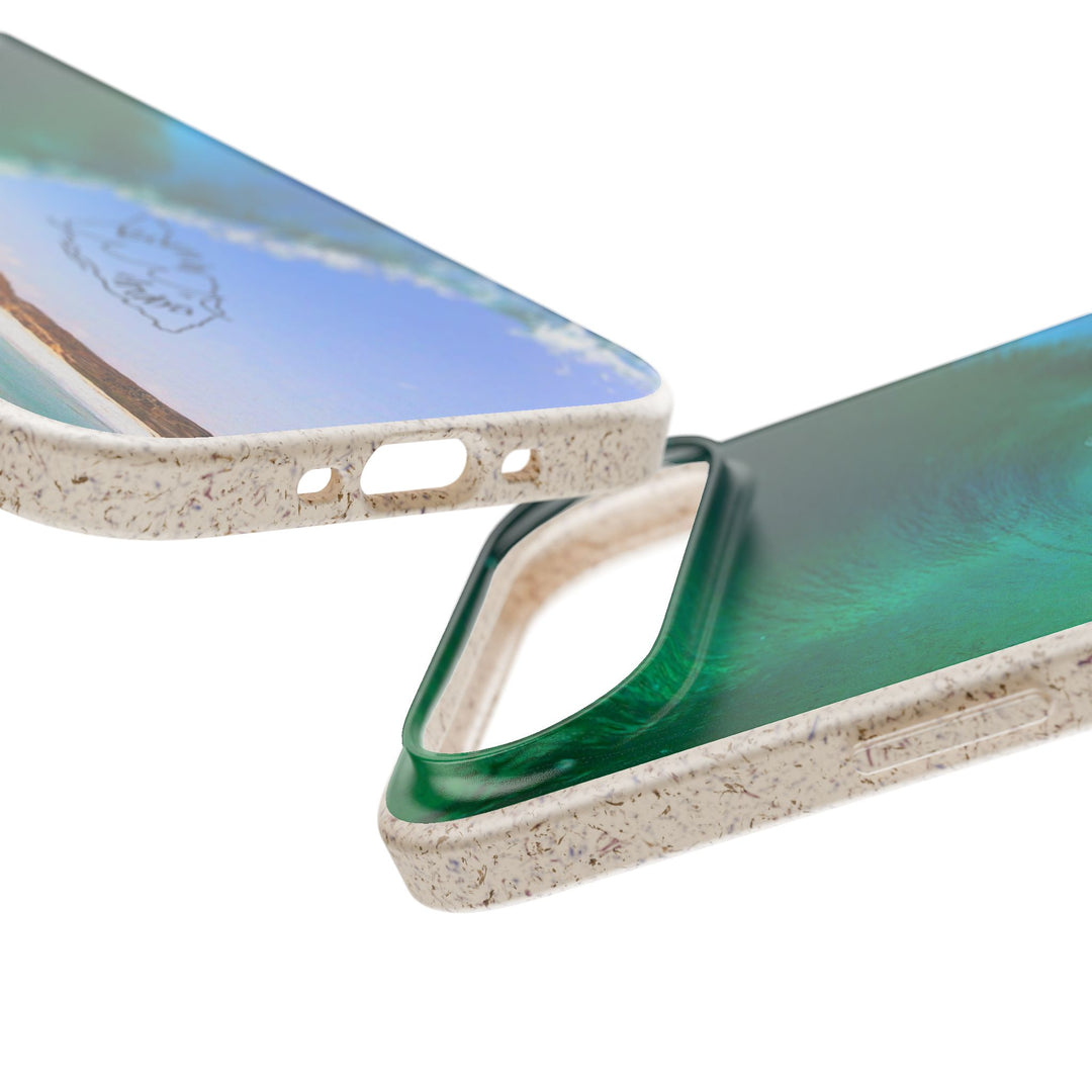 Biodegradable Phone Case — Dos Playa Wave, Eco-Friendly