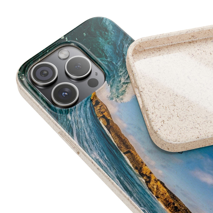 Biodegradable Phone Case ~ Shark Bay Wave, Aruba