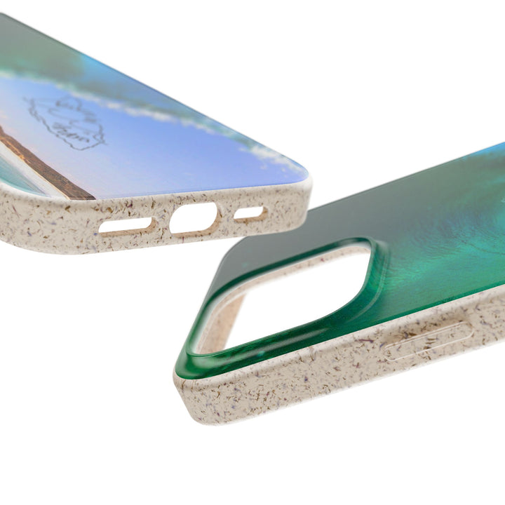 Biodegradable Phone Case — Dos Playa Wave, Eco-Friendly