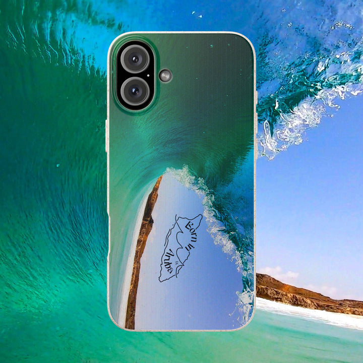 Biodegradable Phone Case — Dos Playa Wave, Eco-Friendly