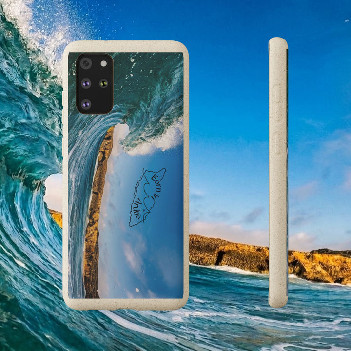 Biodegradable Phone Case ~ Shark Bay Wave, Aruba