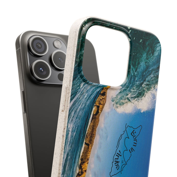 Biodegradable Phone Case ~ Shark Bay Wave, Aruba