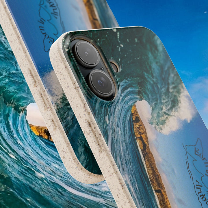 Biodegradable Phone Case ~ Shark Bay Wave, Aruba