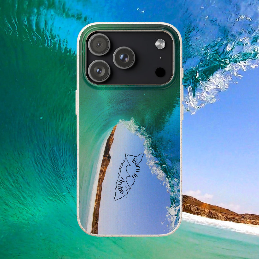 Biodegradable Phone Case — Dos Playa Wave, Eco-Friendly