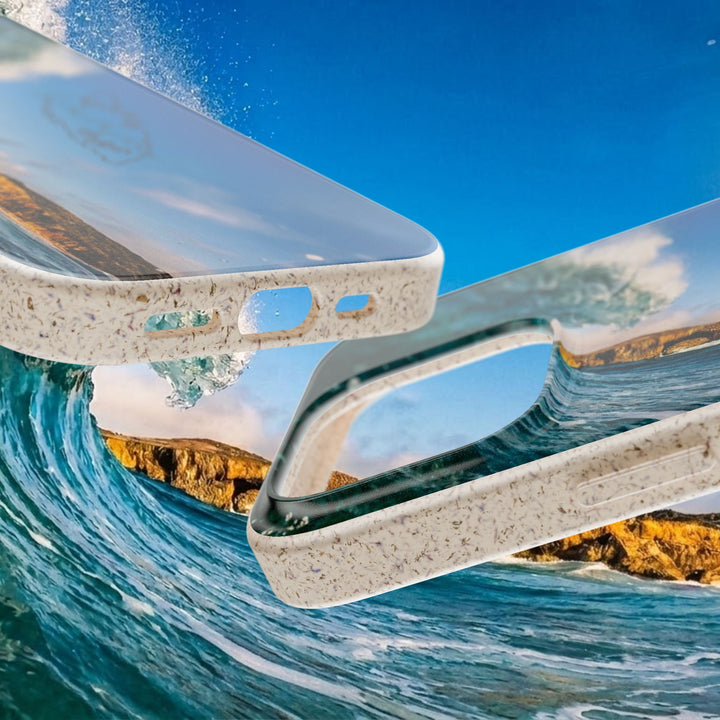 Biodegradable Phone Case ~ Shark Bay Wave, Aruba