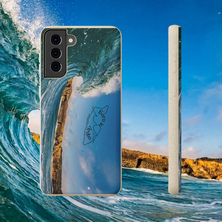 Biodegradable Phone Case ~ Shark Bay Wave, Aruba