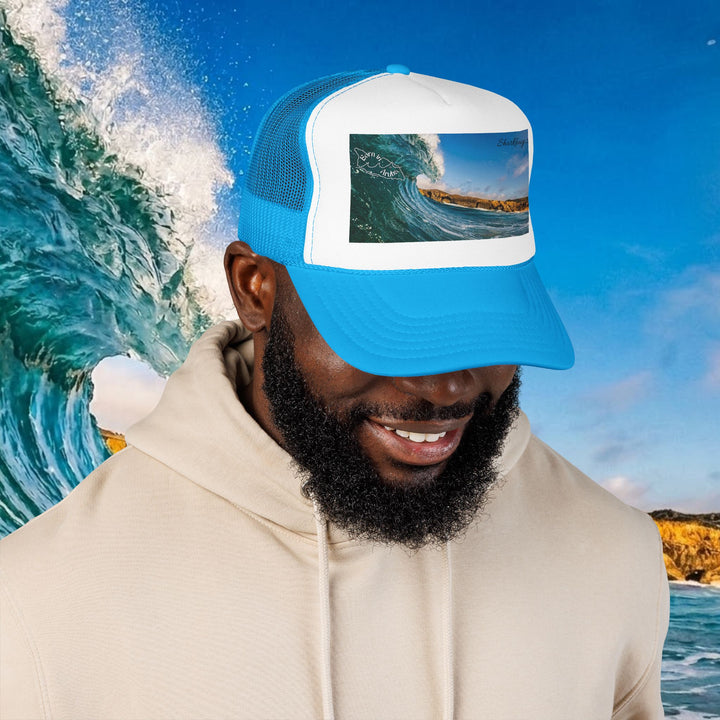 Shark Bay Wave ~ Foam Trucker Cap