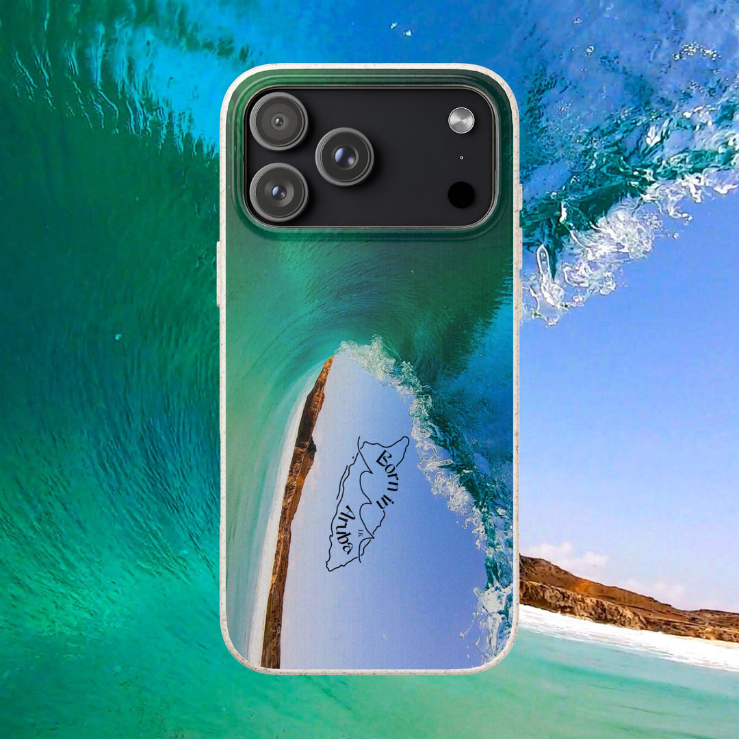 Biodegradable Phone Case — Dos Playa Wave, Eco-Friendly