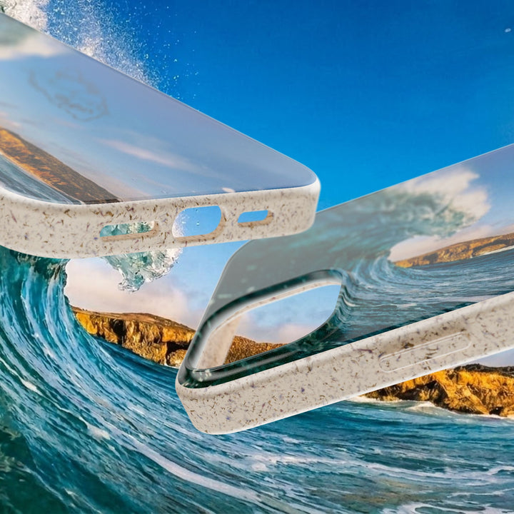 Biodegradable Phone Case ~ Shark Bay Wave, Aruba