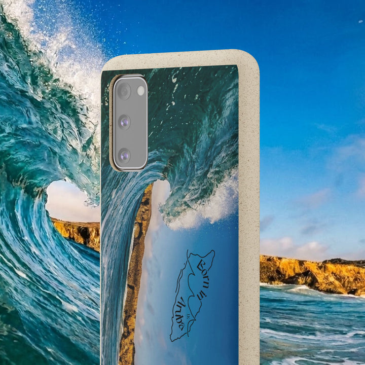 Biodegradable Phone Case ~ Shark Bay Wave, Aruba