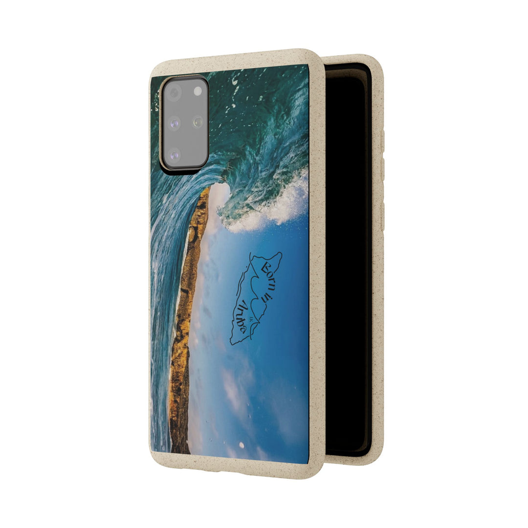 Biodegradable Phone Case ~ Shark Bay Wave, Aruba