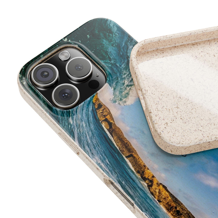 Biodegradable Phone Case ~ Shark Bay Wave, Aruba