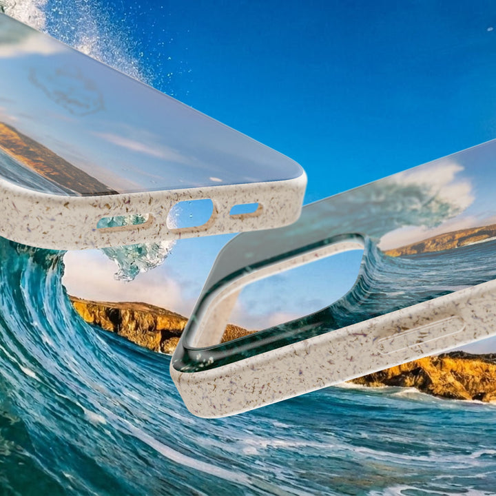Biodegradable Phone Case ~ Shark Bay Wave, Aruba