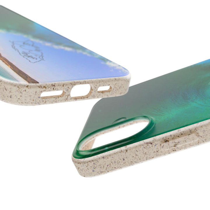 Biodegradable Phone Case — Dos Playa Wave, Eco-Friendly