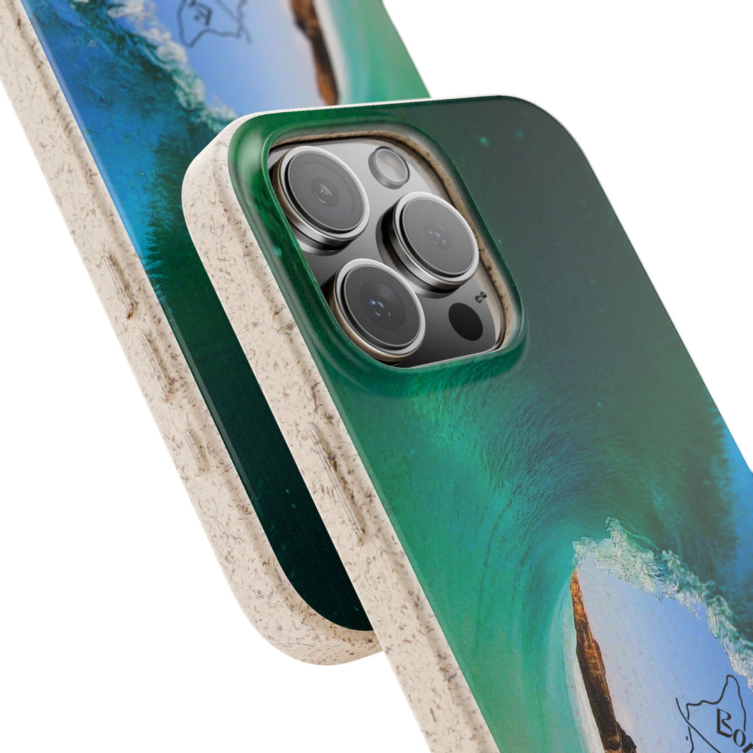 Biodegradable Phone Case — Dos Playa Wave, Eco-Friendly