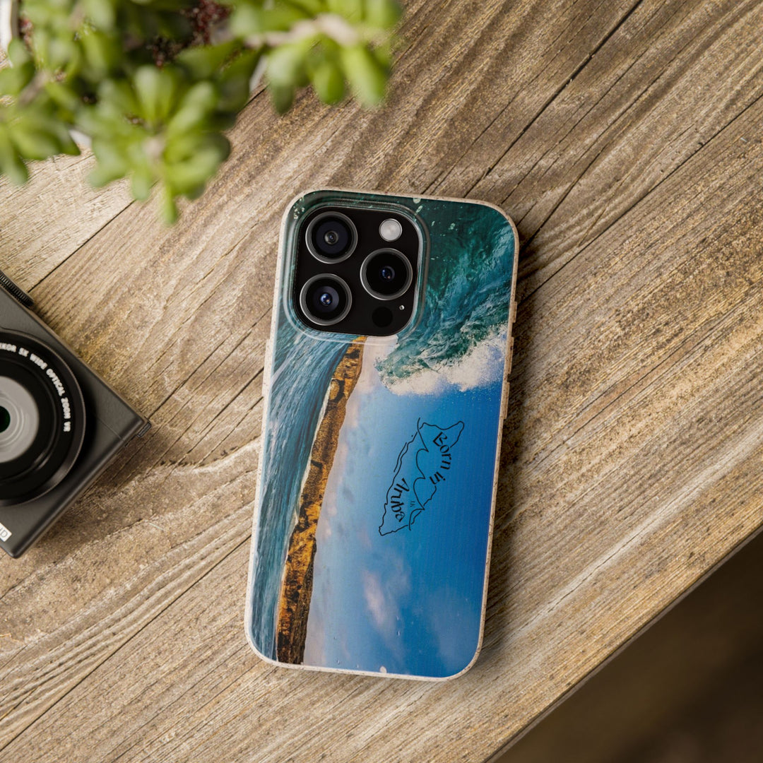 Biodegradable Phone Case ~ Shark Bay Wave, Aruba