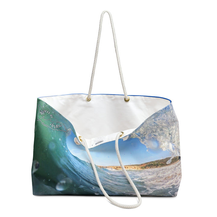Born in Aruba ~ Andicuri Turquoise Barrel Weekender Bag
