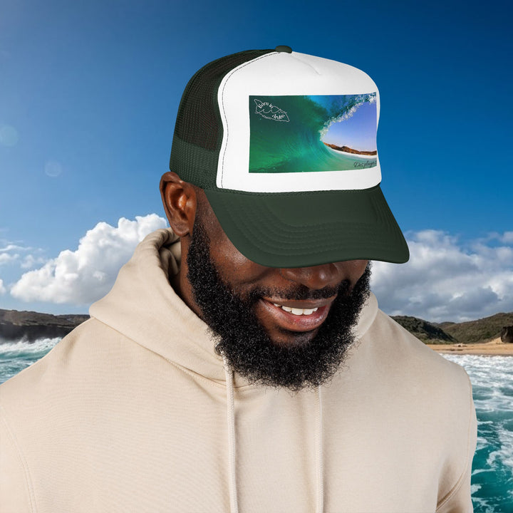 Dos Playa Emerald Barrel ~ Foam Trucker Cap