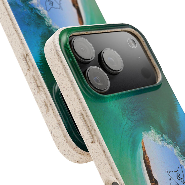 Biodegradable Phone Case — Dos Playa Wave, Eco-Friendly