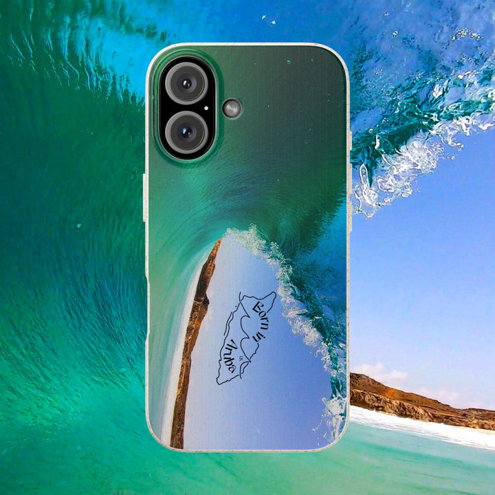 Biodegradable Phone Case — Dos Playa Wave, Eco-Friendly