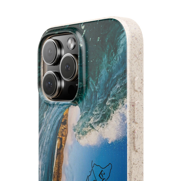 Biodegradable Phone Case ~ Shark Bay Wave, Aruba