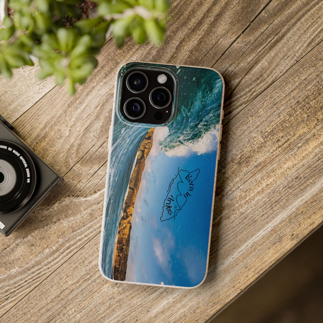 Biodegradable Phone Case ~ Shark Bay Wave, Aruba