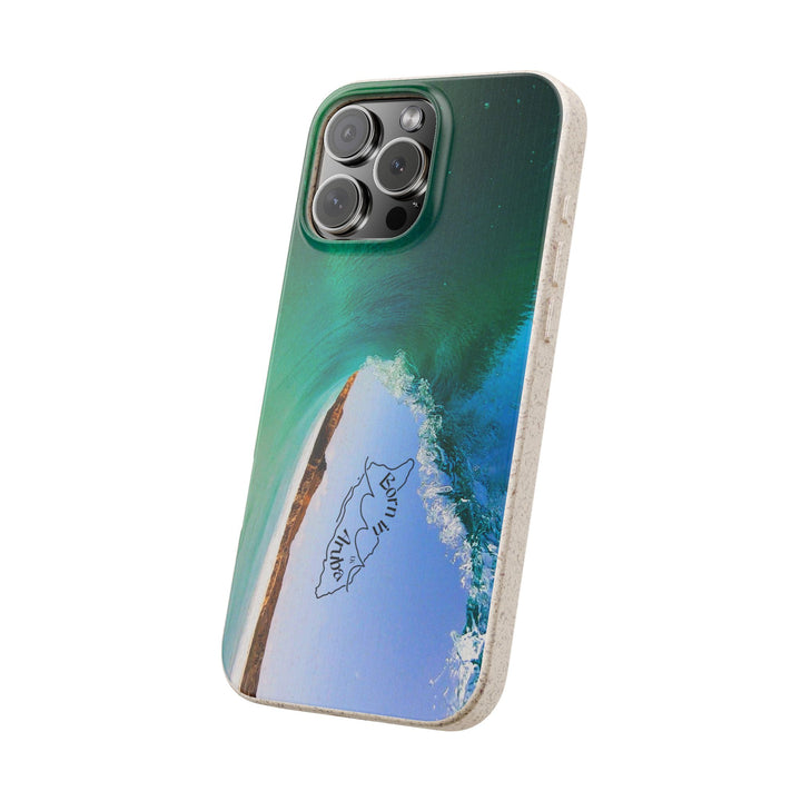 Biodegradable Phone Case — Dos Playa Wave, Eco-Friendly